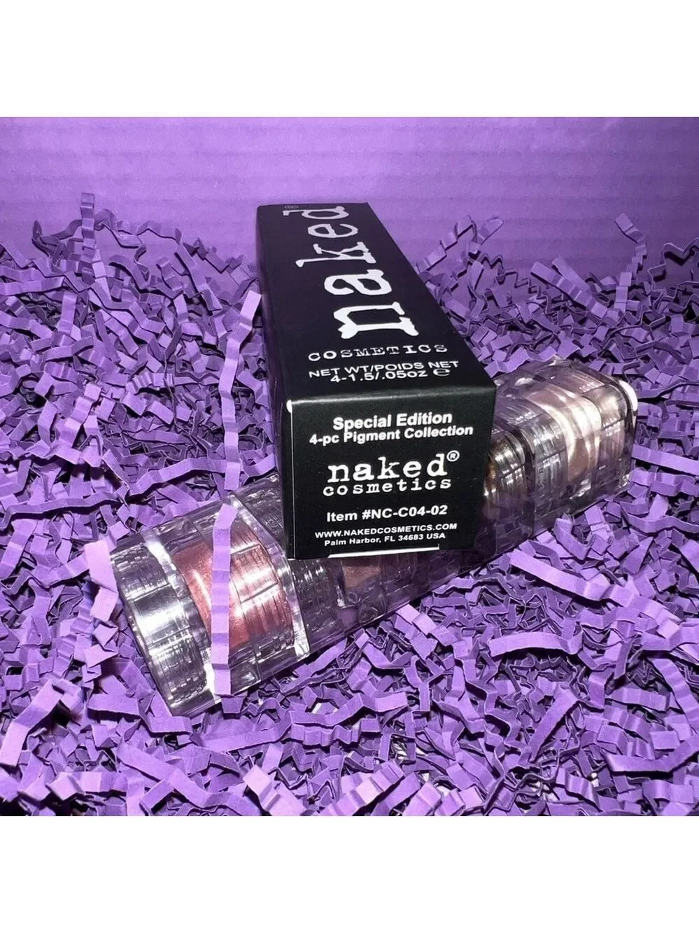 NIB Sealed Naked Cosmetics Special Edition 4-pc Pigment Collection #NC-C04-02